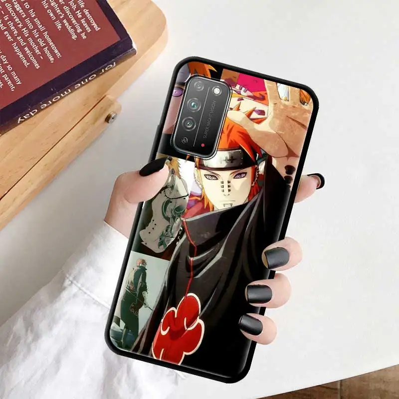 

Anime Naruto Case For Huawei Honor 20 8X 30 9S 9X Pro 10 Lite Y6 Y7 Y6p Y9a Y7a Y9 2019 Cubrir Black Soft Phone Capa Bag Coque