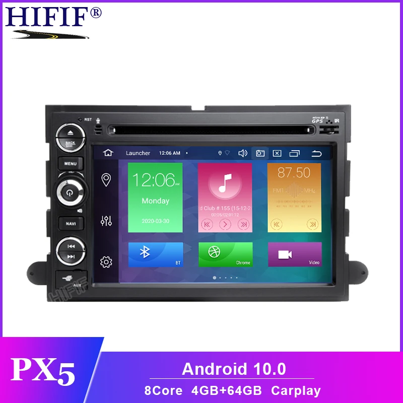PX5 Android 10 автомобильный DVD GPS плеер Carplay для Ford F150 экспедиция EDGE FUSION EXPLORER WIFI 4G Bluetooth