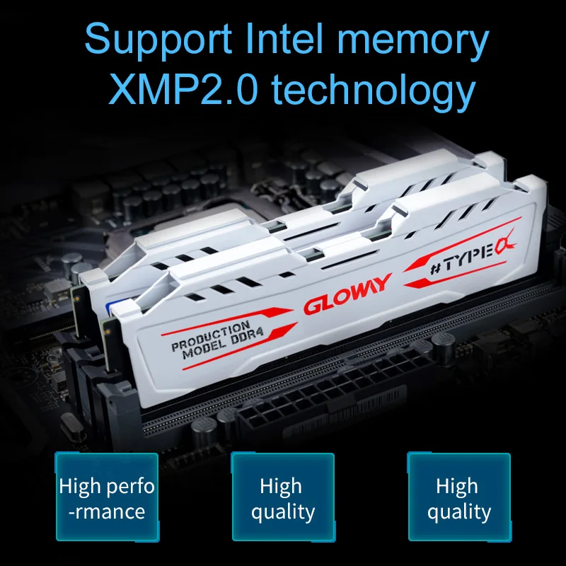 Gloway Новое поступление 8 ГБ 16 32 DDR4 ПК 2666 МГц 3000 PC memoria RAM Гб DIMM высокая