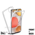 Для Samsung Galaxy A42 5G SM-A426B чехол 360 передний и задний Чехол из поликарбоната + ТПУ с полным покрытием Чехлы для Samsung Galaxy A 42 6,6 