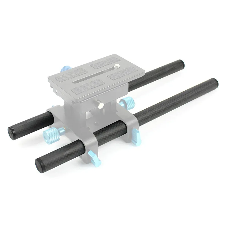 30cm Follow Focus Rig Cage Rod Rail System Carbon Fiber Tube for Camera Camcorder Photo Studio Accessories | Электроника