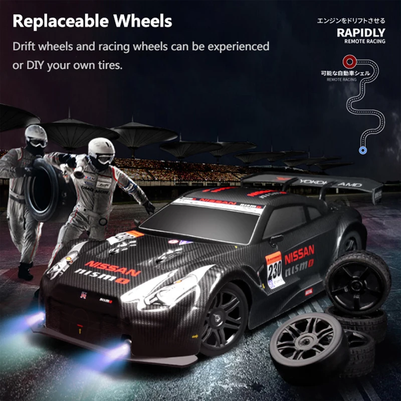 Полноприводная Модель гоночного автомобиля на радиоуправлении 30 км/ч