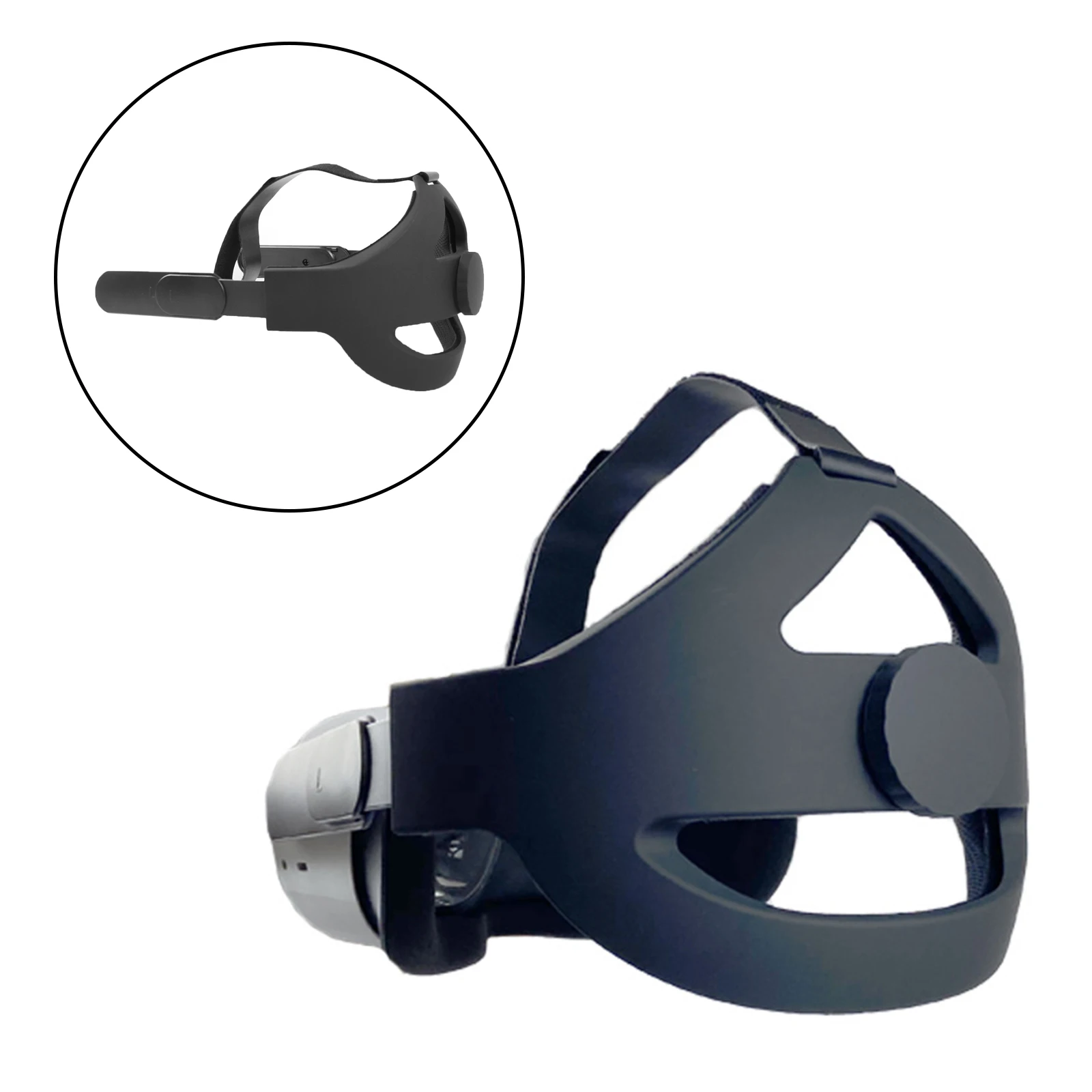 Head Strap for Quest 2 VR Headset Comfort Reduce Pressure Black Accessories | Электроника