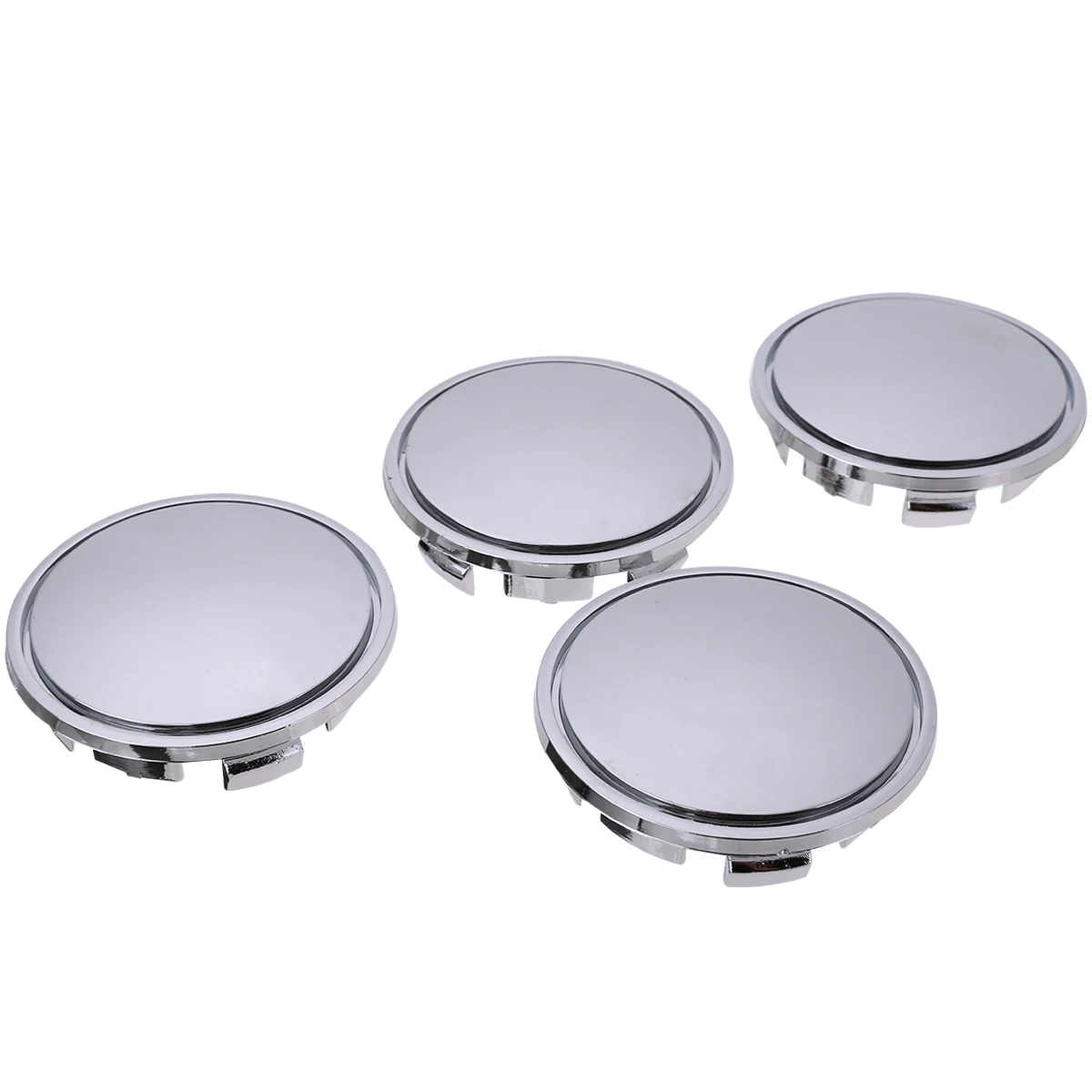 

4pcs 65mm No Logo Wheel Hub Cover Center Caps Stylish Hard Tire Center Dust Cover Car Accessories