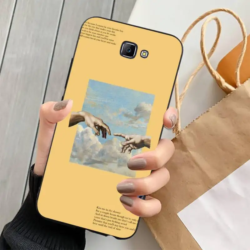 Чехол MaiYaCa для телефона с изображением Давида на пальце Samsung J4 PLUS J7PRO J5 J6 J7 PRIME neo 2016