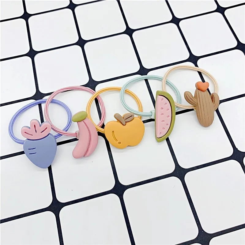 1 пара Детский круг для волос с фруктами милый ободок морковкой повязка девочек