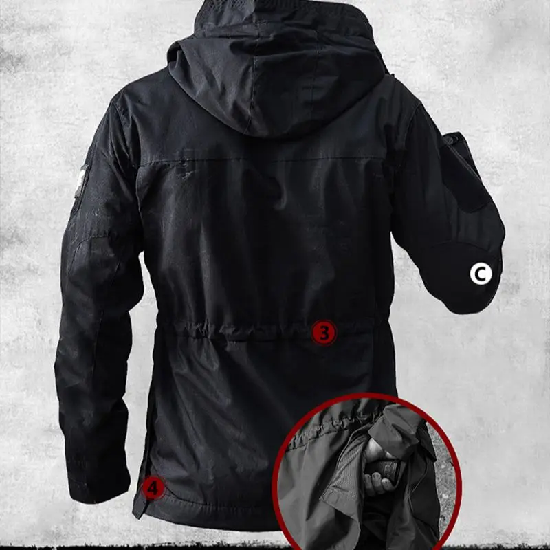 Армейская одежда тактическая ветровка Мужская водонепроницаемая куртка-пилот с