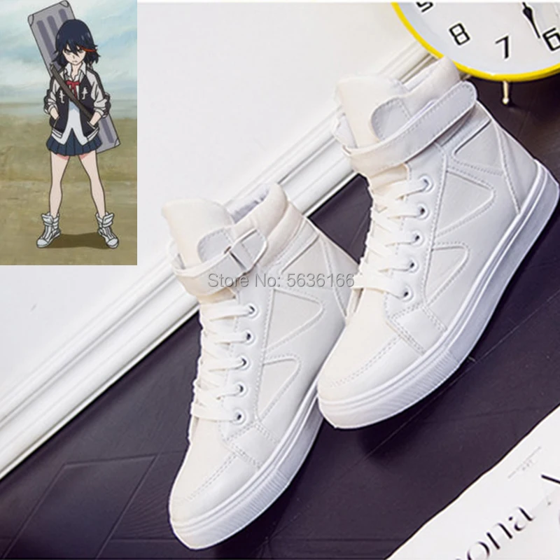 Ботинки для косплея Cos KILL la Ryuko Matoi повседневные холщовые сапоги девочек