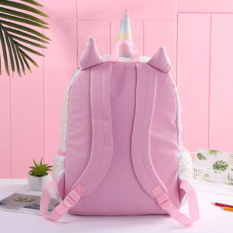 Unicorn Sequins Children's Backpack Kids School Bags for Teenage Girls Backpack Cartoon Cute Backpacks Large Mochila Infantil
