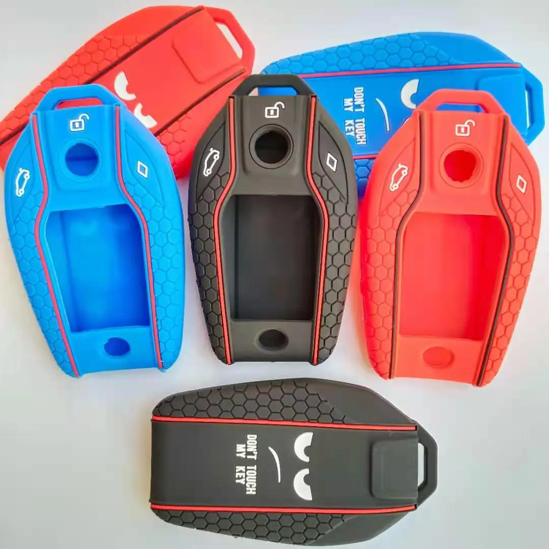 Кожаный чехол для автомобильного ключа с ЖК дисплеем BMW 7 серии G30 GT X3 X5 740|Футляр