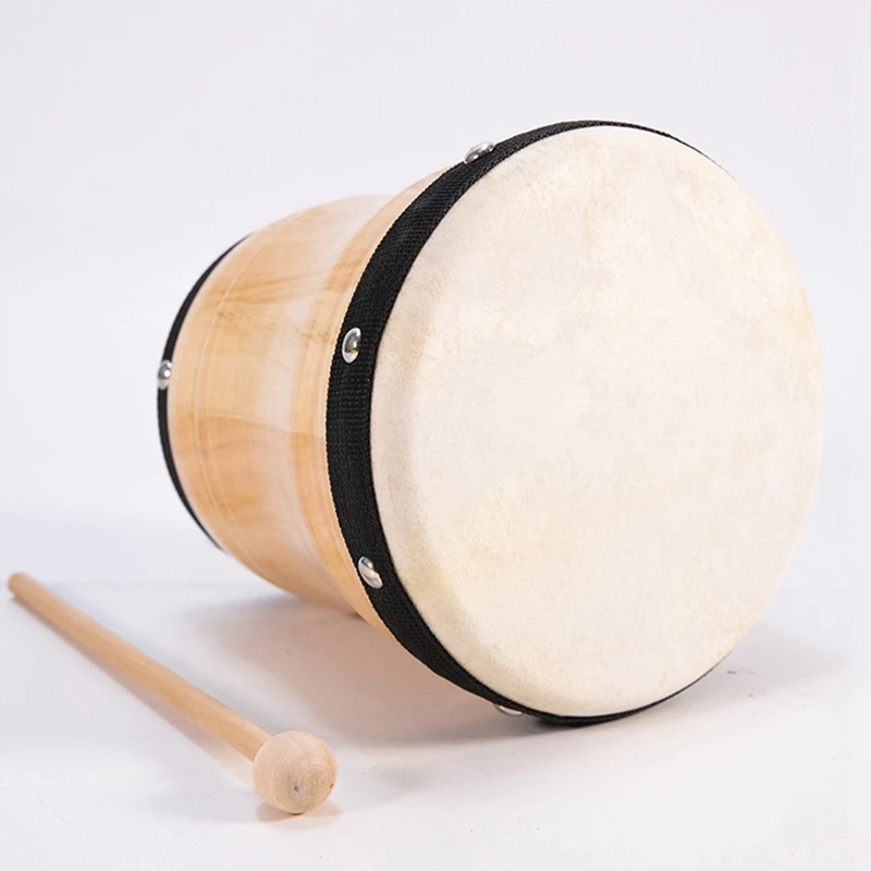 Single Drum Bongo Drum Single Bongo Drum Sheepskin Material Percussion Instrument Pat Drum enlarge