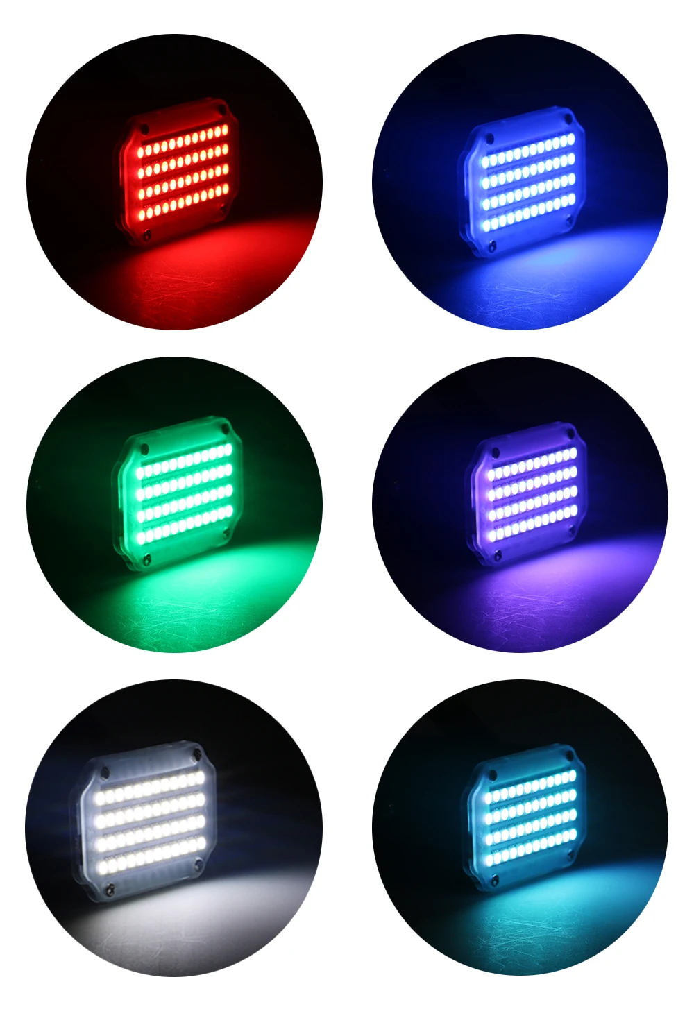 Миниатсветильник светодиодный RGB Стробоскоп для дискотеки сцсветильник