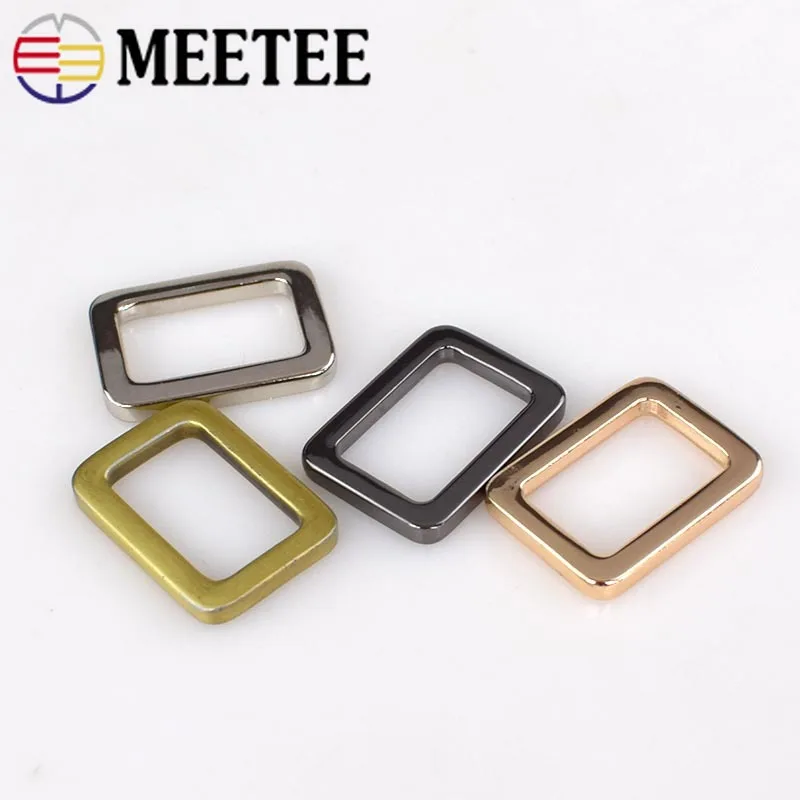 5/10 шт. Meetee металлический мешок пряжки регулируемый ремень лямки застежка для рюкзак обувь с ремешком в виде буквы ошейник аксессуары «сделай сам»