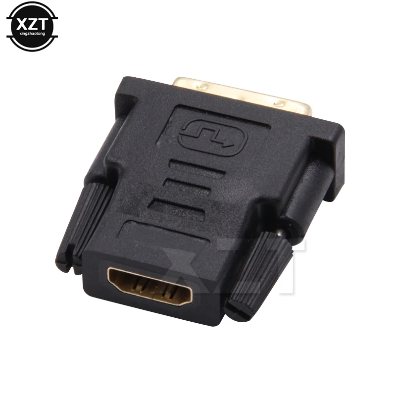 Адаптер 24 5-контактный штекер DVI-HDMI-совместимый с женской лампой адаптер для HDTV