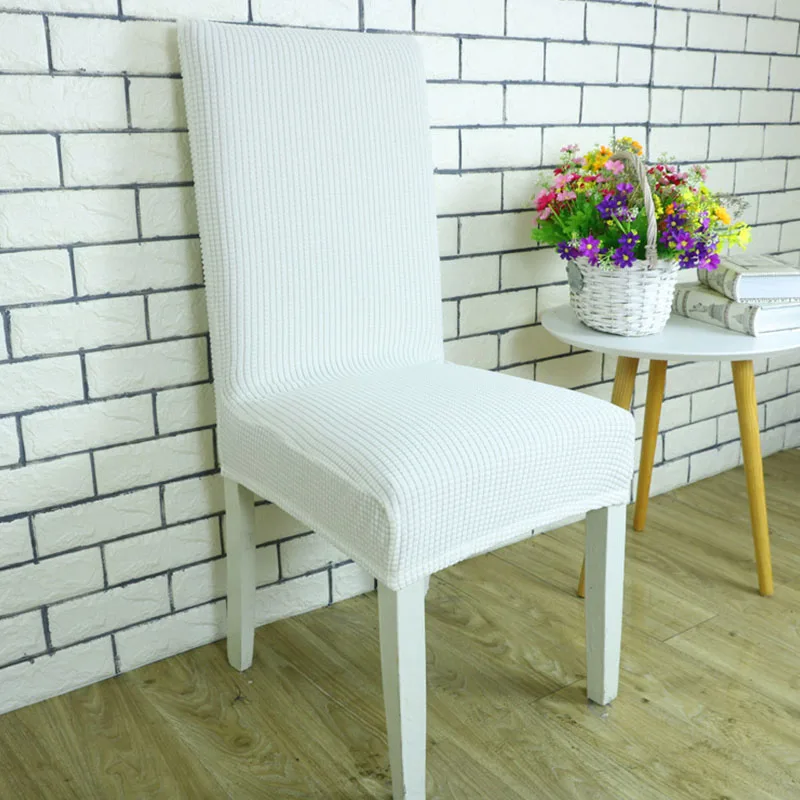 

Fashion Check Polar Fleece Stretch Chair Cover Half Office Chair Cover, Suitable for Hotel Restaurant, Family Banquet, Office