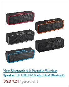 Водонепроницаемый Bluetooth динамик Портативная наружная перезаряжаемая Беспроводная колонка s Soundbar, сабвуфер громкий динамик TF MP3 встроенный микрофон