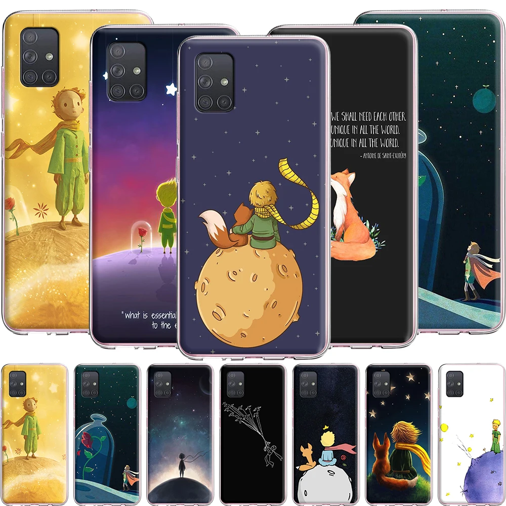 Силиконовый чехол The Little Prince для Samsung Galaxy S20 Ultra S10 S10E S9 S8 S7 Note 10 9 8 Plus Edge | Мобильные