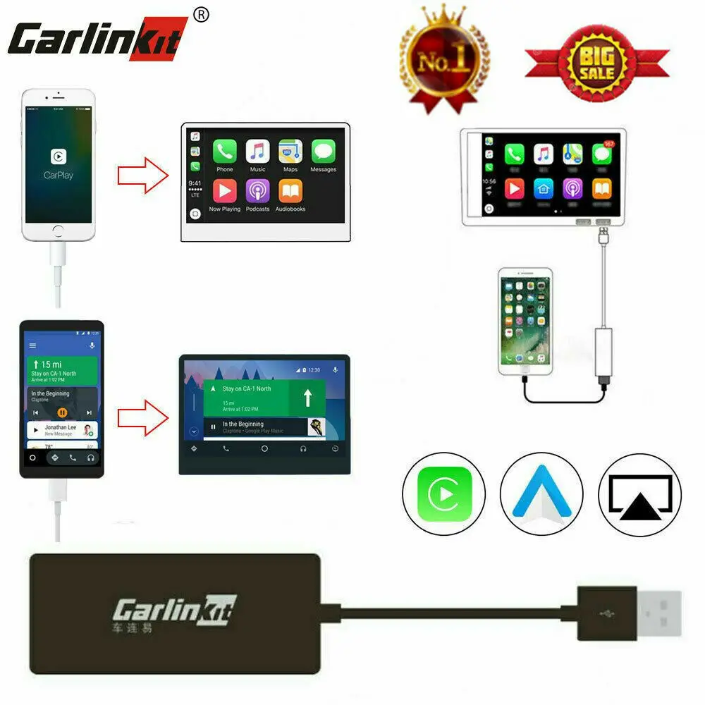 Универсальный USB-адаптер CarPlay Smart Link для Android автомобильный адаптер Carplay Mirrorlink iOS14