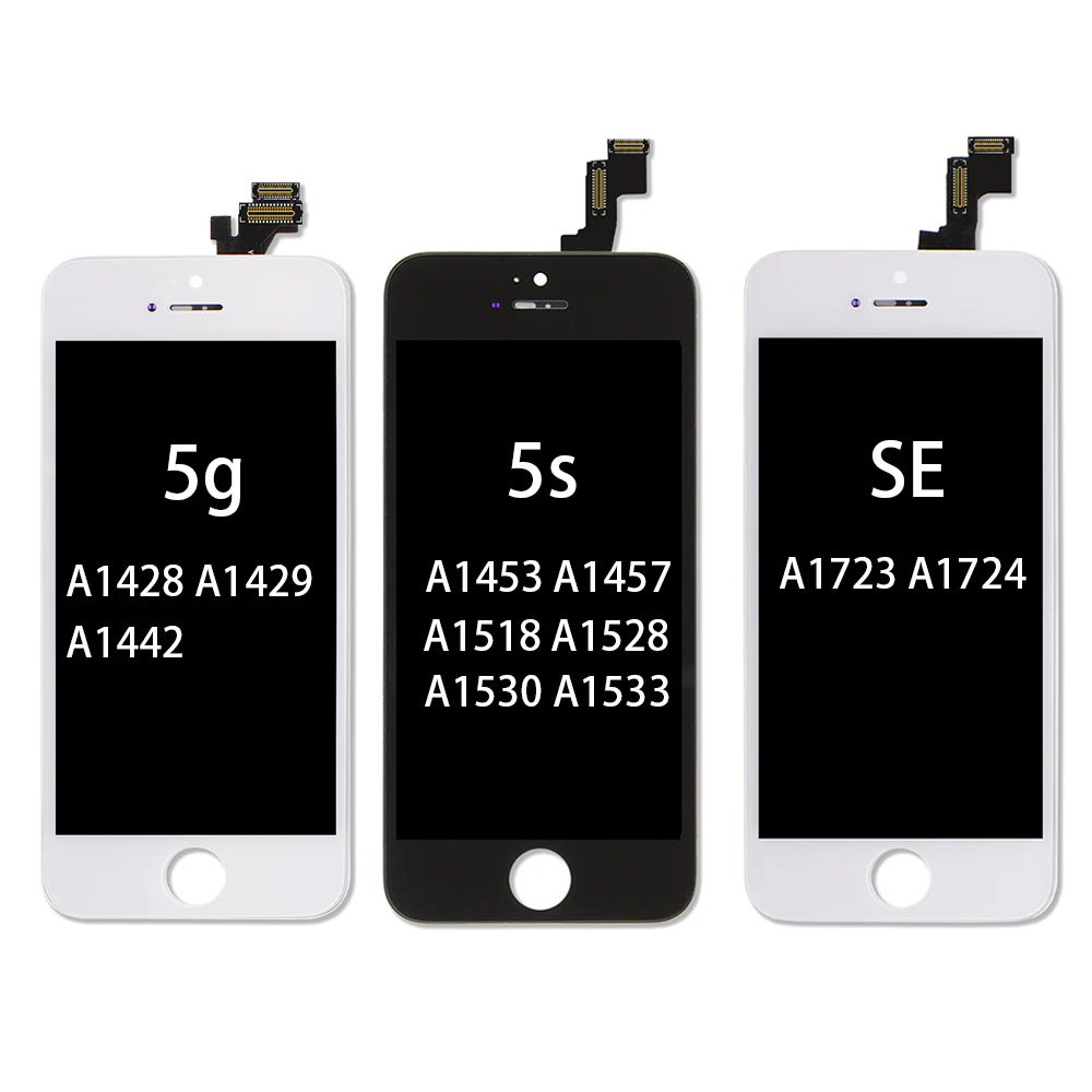 Черный/белый ЖК дисплей для iPhone 5 5s SE 7 Plus Pantalla Замена дигитайзер сборка сенсорный