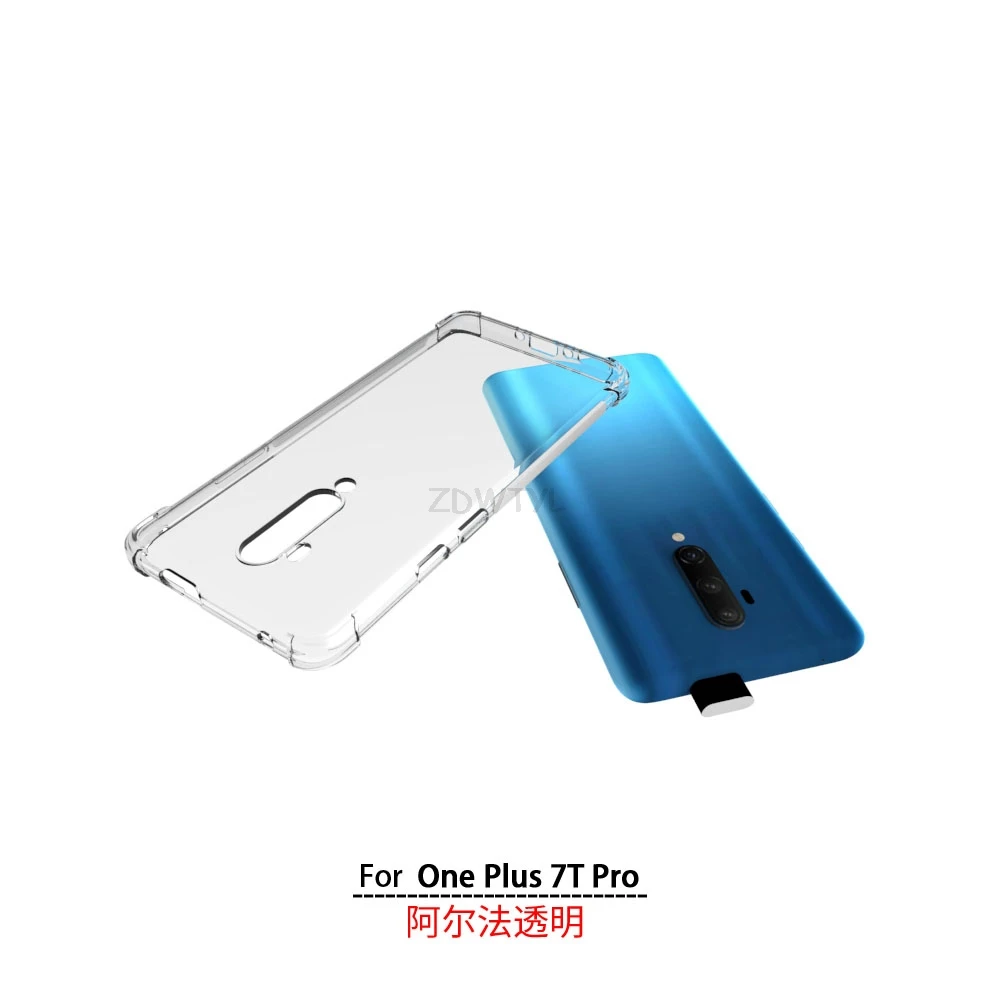 Для Oneplus 7T Pro прозрачный Oneplus 7T Мягкий противоударный чехол для Oneplus 5 5T 6T 3 3T Oneplus 7 Pro силиконовый чехол