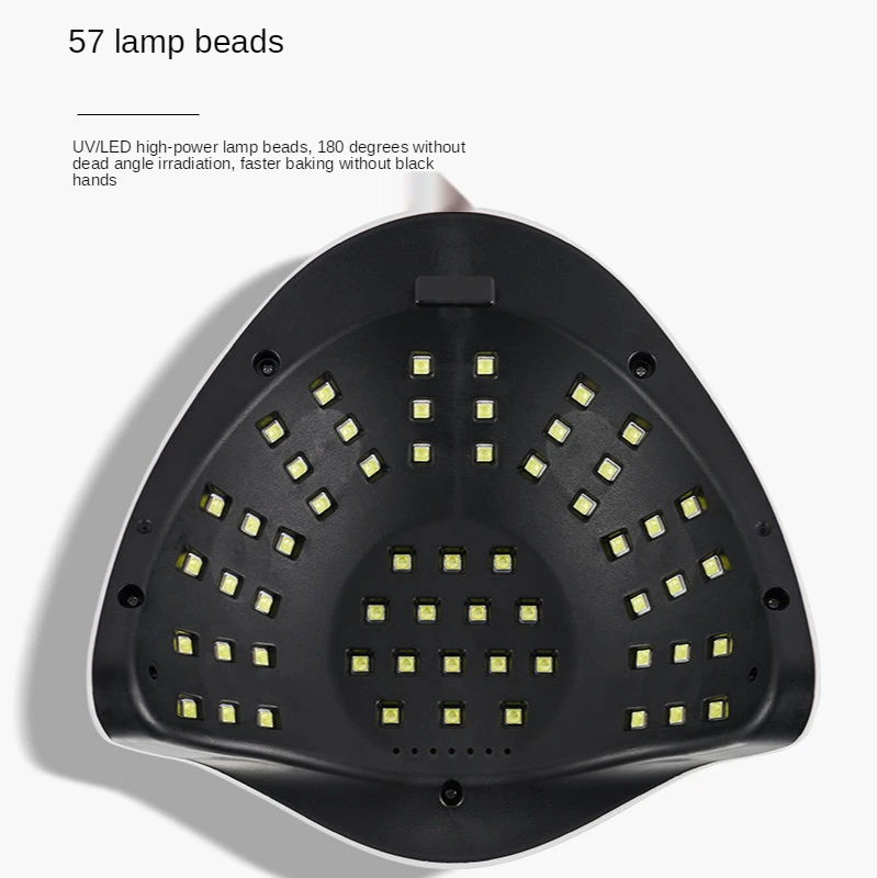 

220W SUN X5 MAX LED Manicure Lamp Dryer, Used For Curing UV Gel Varnish Tool, With Sensor LCD Display Screen