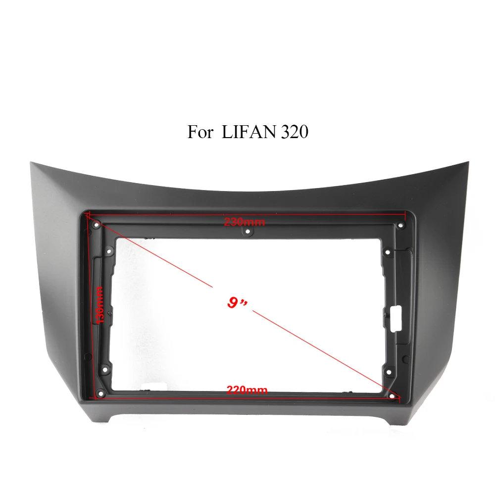 

Double Din Black ABS Plastic Trim Fascia Frame For LIFAN 320 Refit Car Android Radio Navigation DVD Mounting Dashboard New
