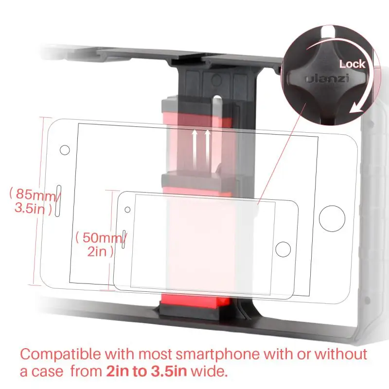 Горячая продажа u rig Pro смартфон видео Rig Grip Filmmaking Case телефон стабилизатор ручка