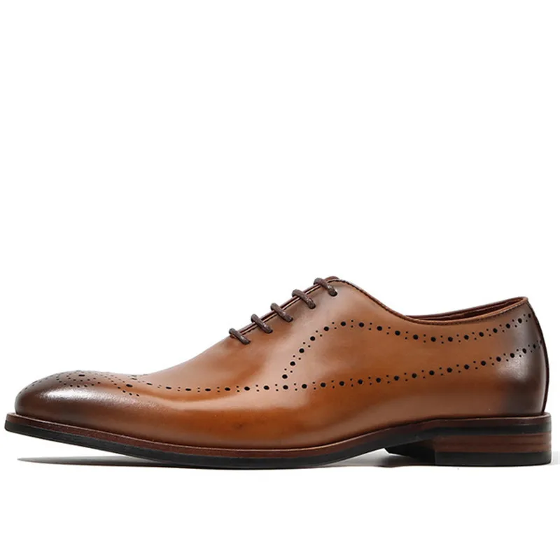 Туфли мужские классические из натуральной кожи Роскошные туфли-оксфорды на