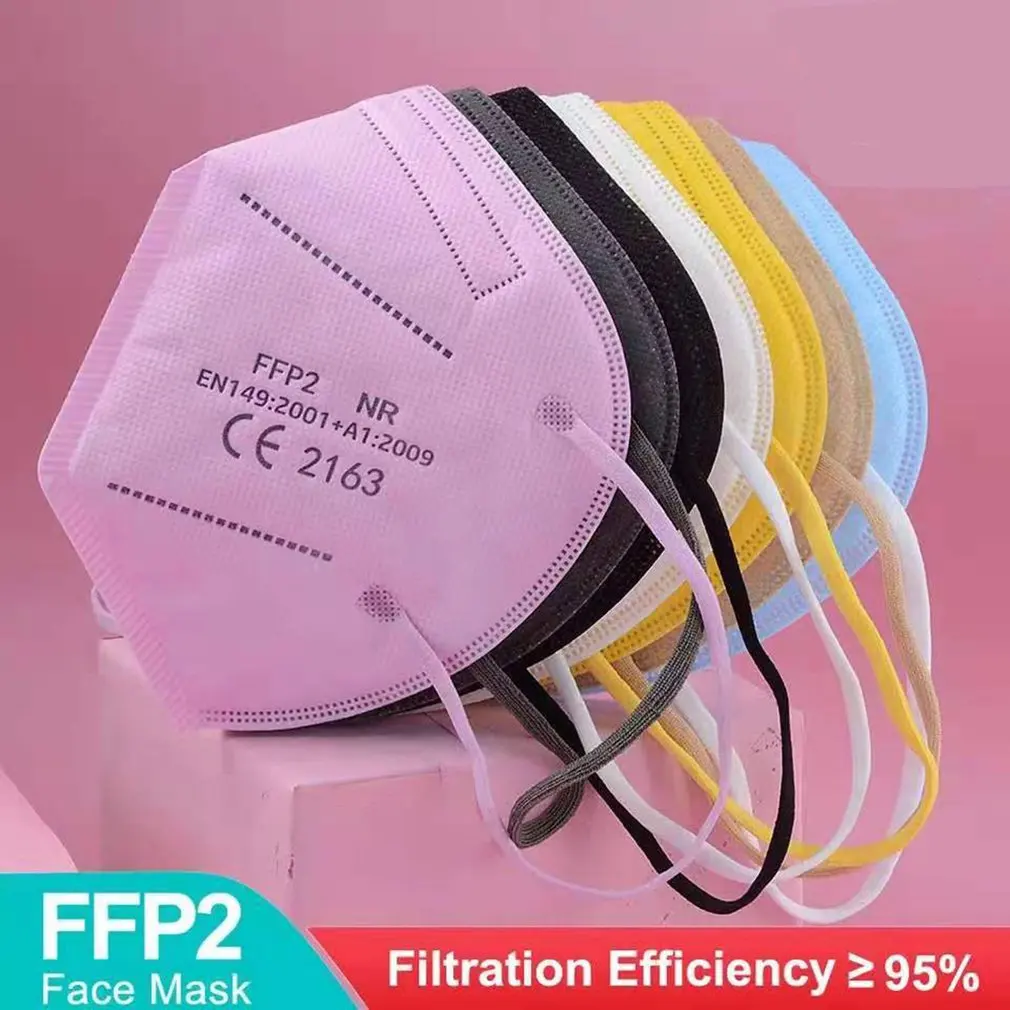 

Респираторная маска FFP2 с фильтром, 5 слоев, 50-300 шт.