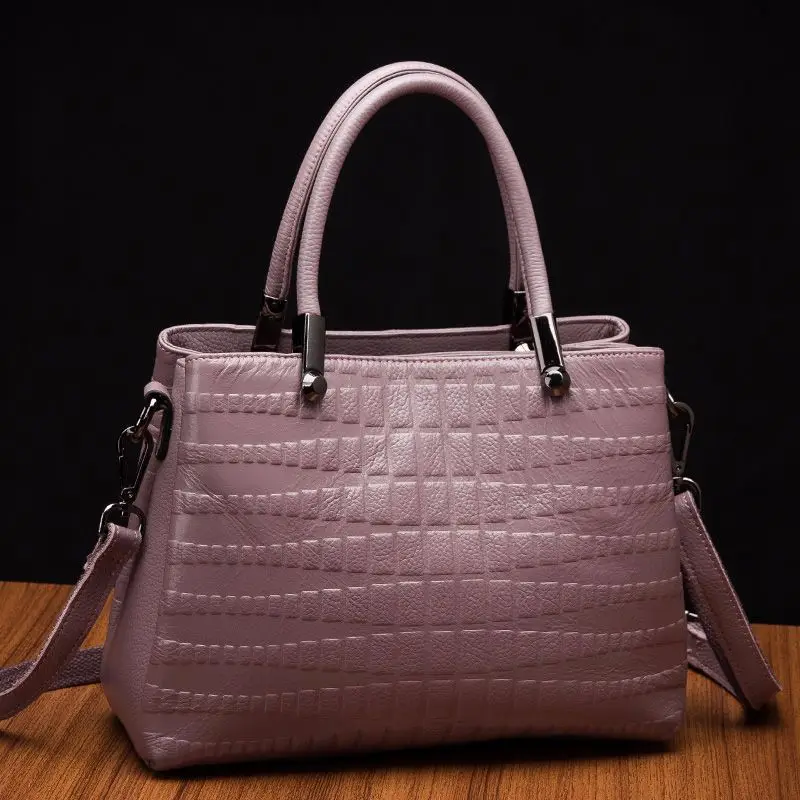 

New Fashion Alligator Women Handbags Genuine Leather Ladies Shoulder Bags Female Brand Luxury Real Natural Leather Crossbody Bag