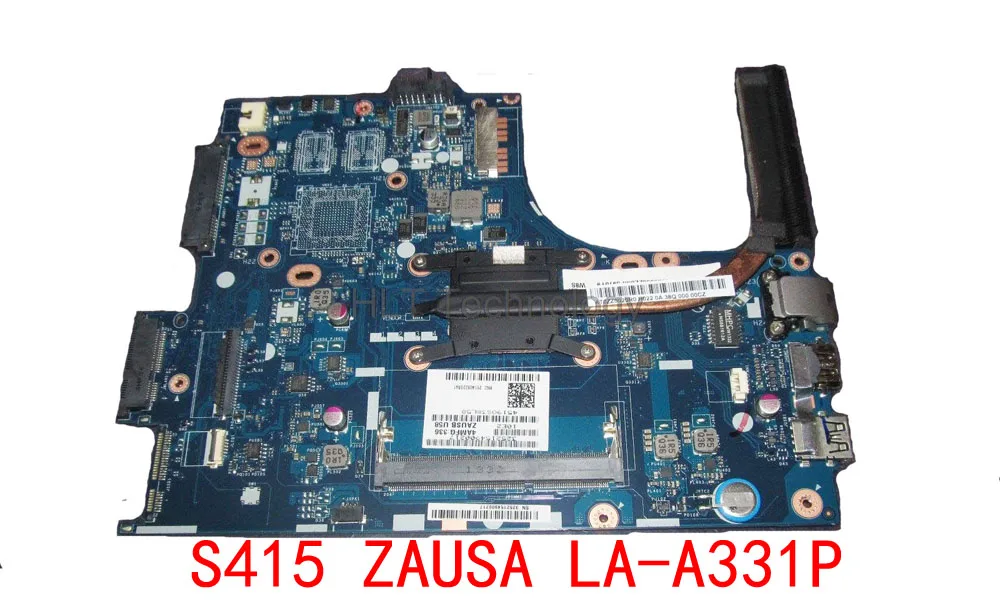 

Laptop motherboard for lenovo ideapad S415 ZAUSA LA-A331P Rev 1.0 A6-5200 CPU DDR3