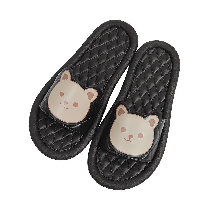 

Summer Women Slides New 2021 Fashion Kawaii Shoes Indoor Bathroom Non-slip Soft Bottom Leisure Slippers for Women Beach Sandals