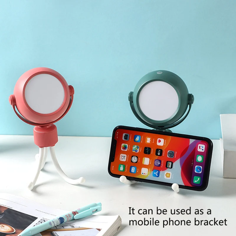 Маленький ночсветильник в виде осьминога милая настольная лампа для кормления