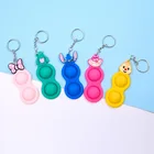 Покемон Kawaii Ститч Детские сжимаемые игрушки антистресс снятие стресса милый рюкзак кулон девочка сердце подарок