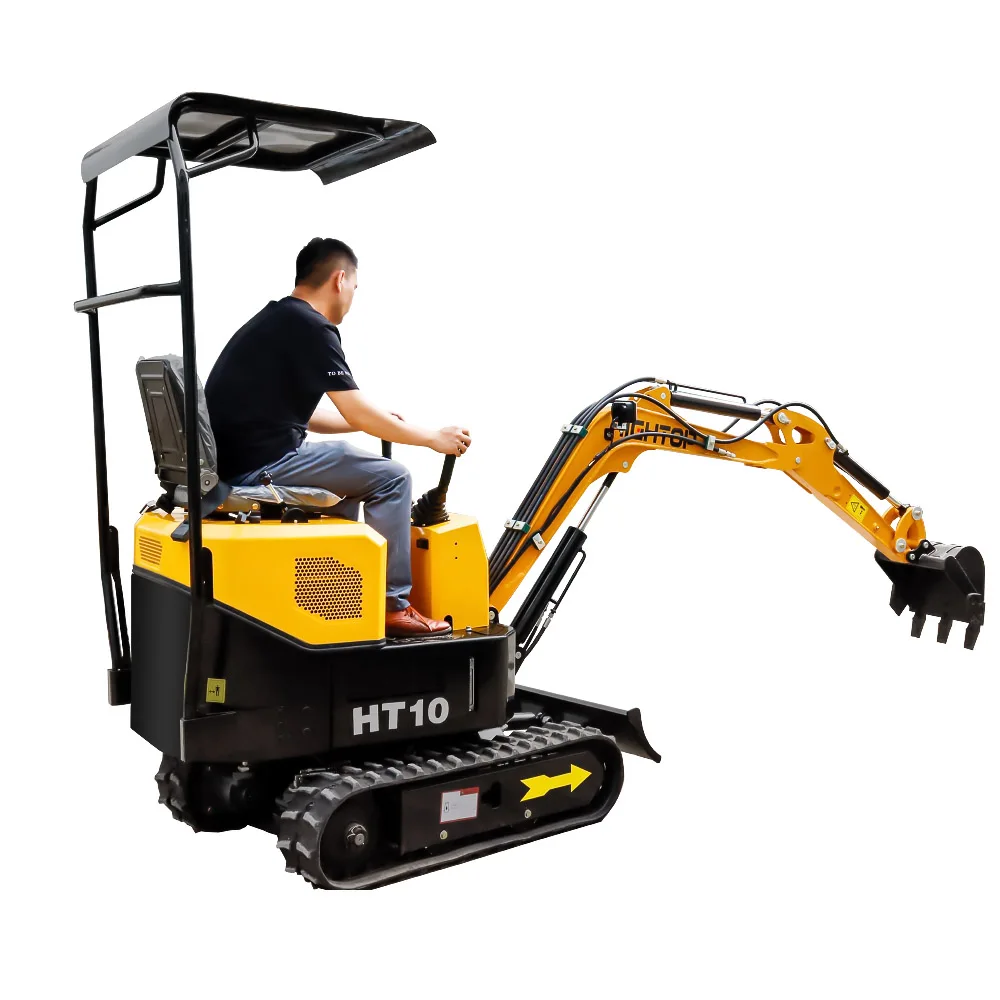 Маленький Гусеничный мини-экскаватор 1000 кг/1 тонна популярный во