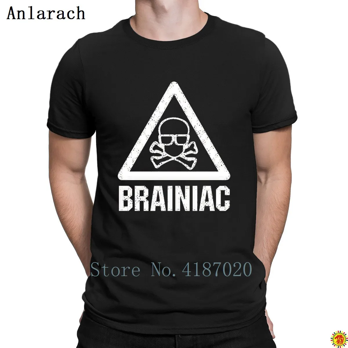 Brainiac Science Abuse футболка высокое качество Подлинная для создания веселья мужчин в