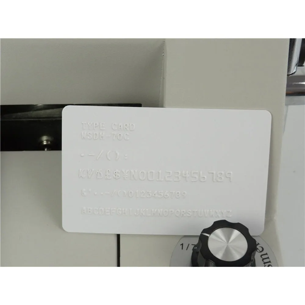 WSDM 70C RCIDOS ручной кодовый принтер машина для тиснения ПВХ карт печати на