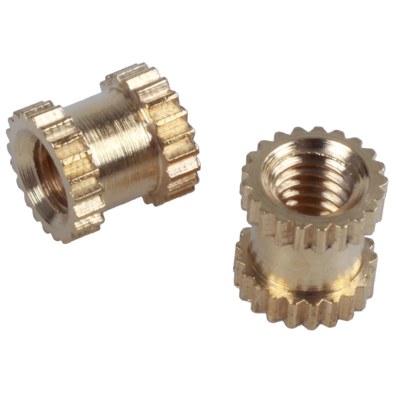 M3x5mmx5mm женские резьбовые латунные вязанные вставки врезанные гайки 20 шт |