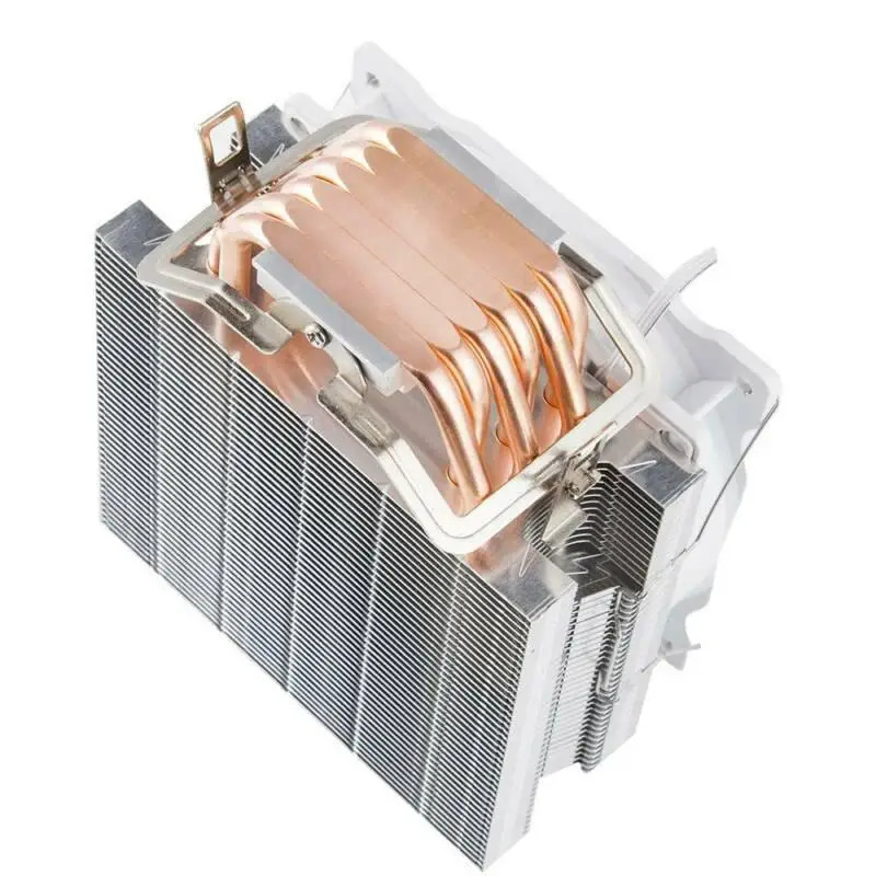 

4 Pin 12V CPU LED Fan Computer Cooling 6 Heat-pipes Cooler Heatsink Radiator