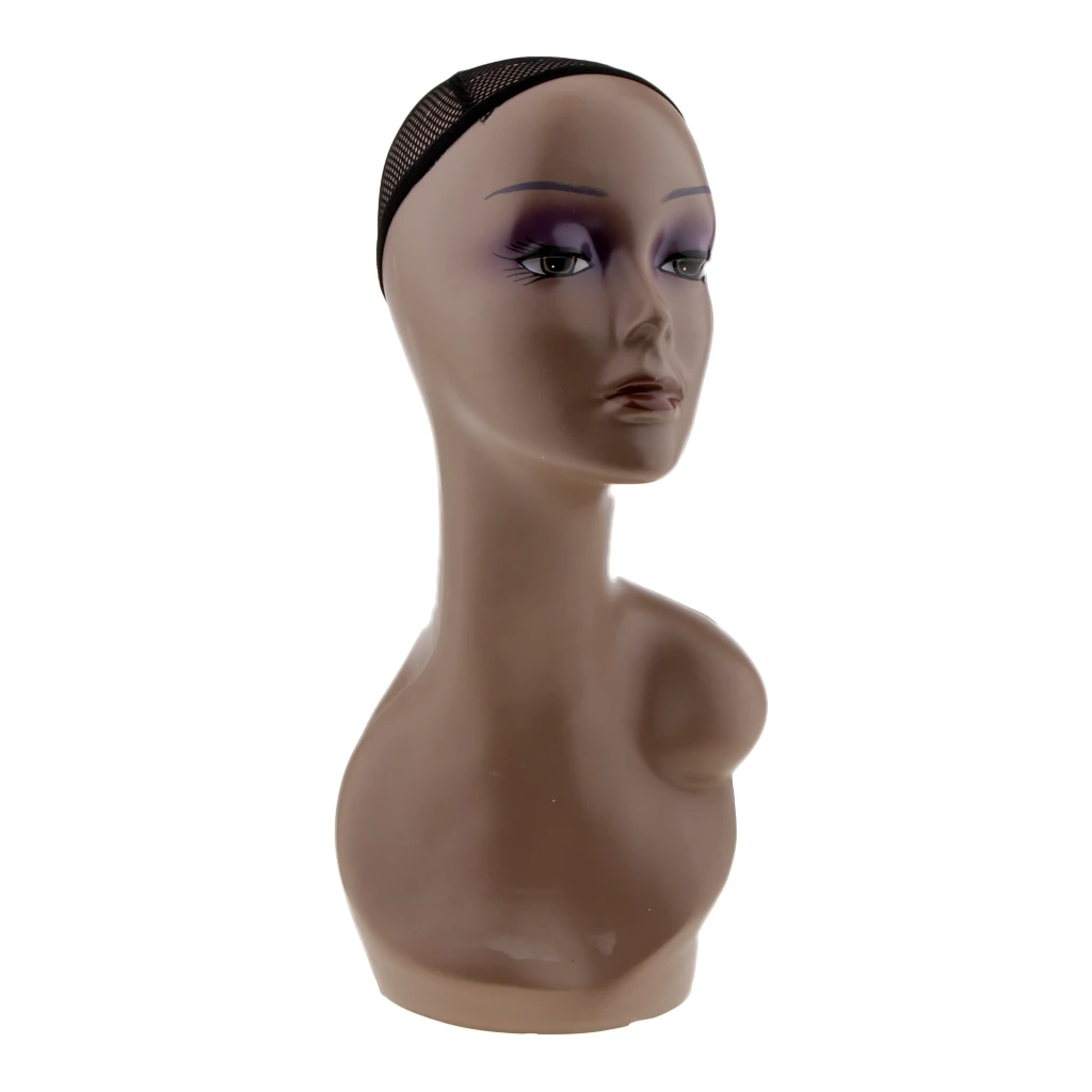 

Wig Display Female Mannequin Head 21 Inch Wig,Hat,Sun glasses, Jewelry Display