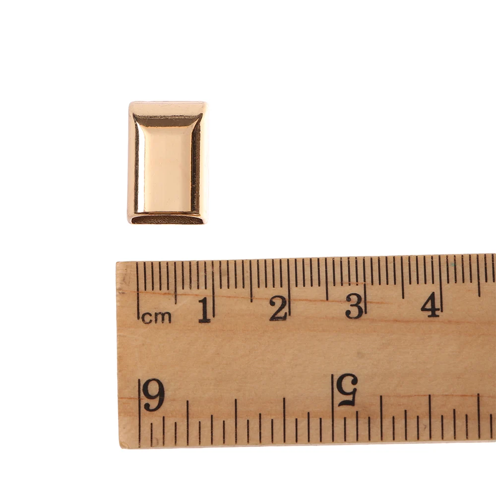 

5pcs 17mm Metal Zipper Pull Zipper Tail Clip Buckle Stop Tail Plug Head with Screw DIY bag Leather Hardware Leather Craft Sewin