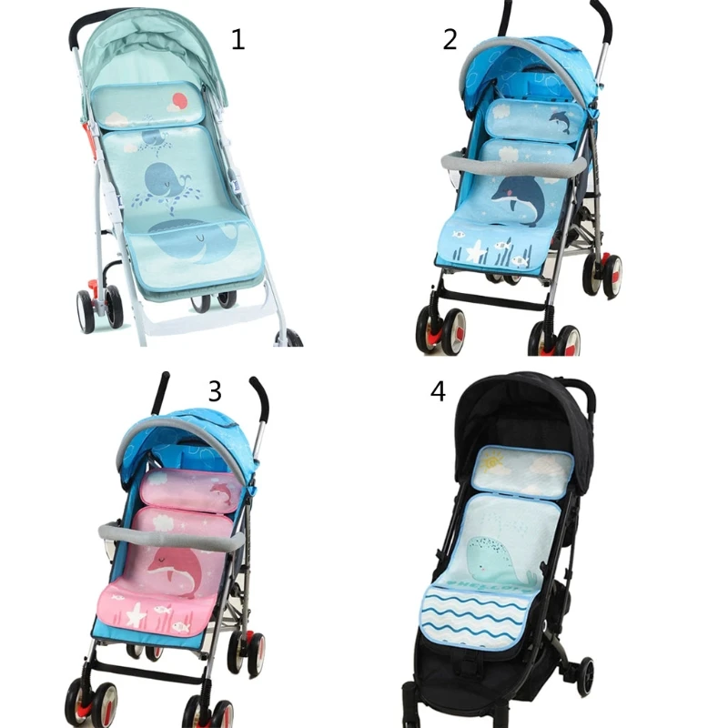 

Охлаждающая подкладка для детской коляски, дышащий сетчатый 3d-матрас для коляски, чехол для сиденья для новорожденных, 73x35 см