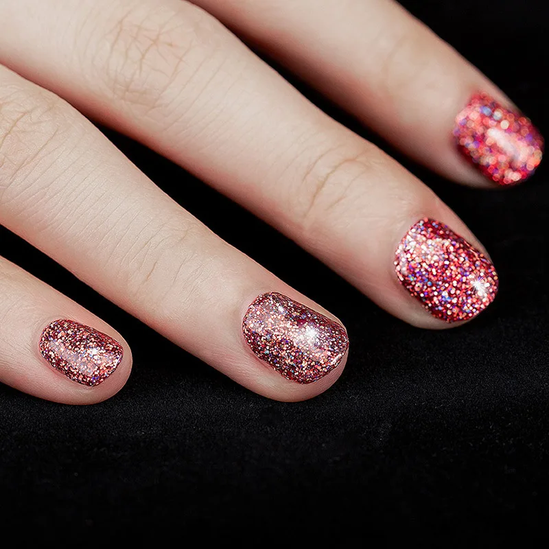 12Colors Professional Neon Nail Gel UV LED Lamp Polish Semi-Permanent Soak-Off Shiny Glitter Rainbow | Красота и здоровье