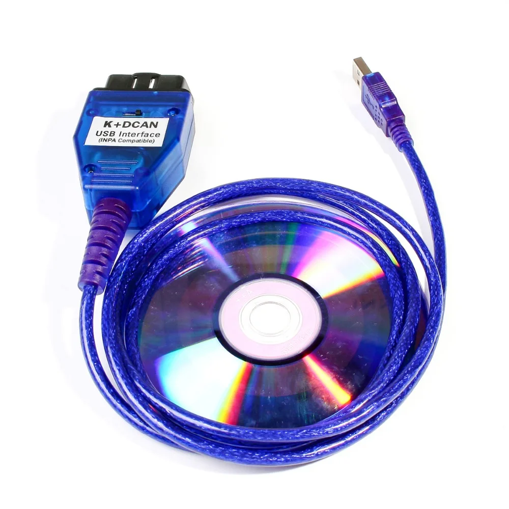 Новый чип INPA/Ediabas K + DCAN USB интерфейс для bmw OBD CAN Сканер считыватель диагностический