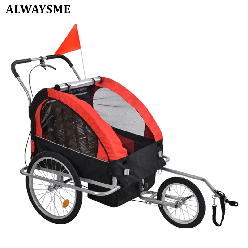 ALWAYSME 3 Колеса детский велосипед прицеп коляска электрическая и