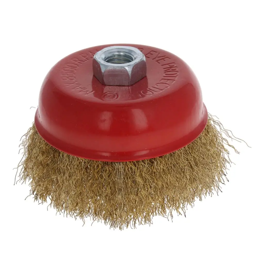 Utoolmart 1/2/3/5 шт. стальная проволока шлифовальные головки OD 100/125 мм из нержавеющей