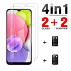 4 в 1, Защитное стекло для экрана Samsung Galaxy A03s A02s A02 A01 A01