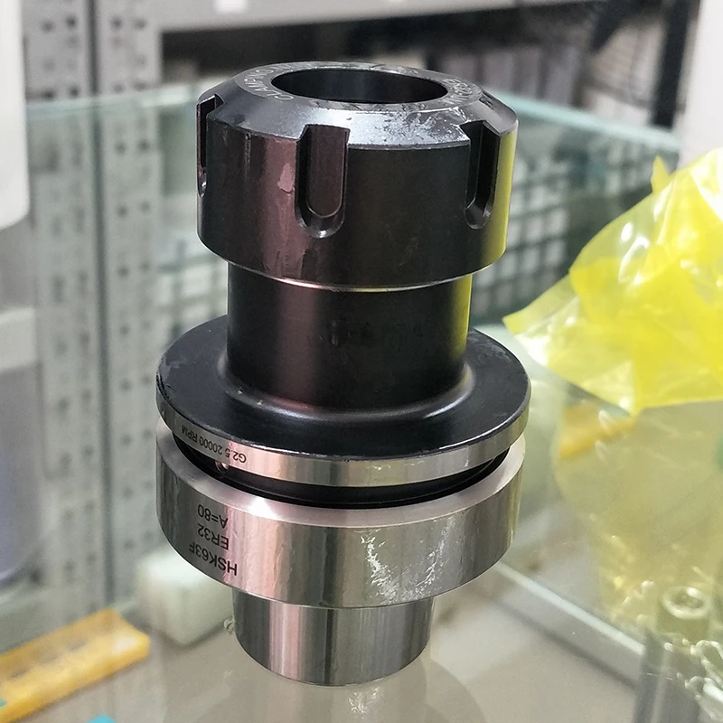 Точность 0,002 HSK63F ER32 ER40 80L хомутик пружина высокой скорости держатель инструментов CNC токарная фреза для деревообрабатывающий станок фрезерный станок