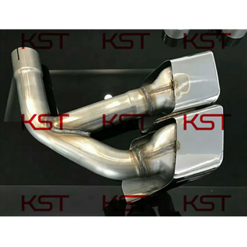 

Crazy2021 Подходит для Audi Sq7 выхлопной трубы установка горло 17-18 новый Q7 четыре розетки квадратным носком хвостовое сопло глушитель выхлопных га...