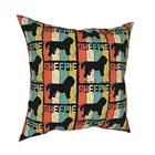 Sheepie Старый Английский овца собака квадратная Подушка Чехол подушки для дивана бобтейл по индивидуальному заказу мультипликационным мотивом домашний декор